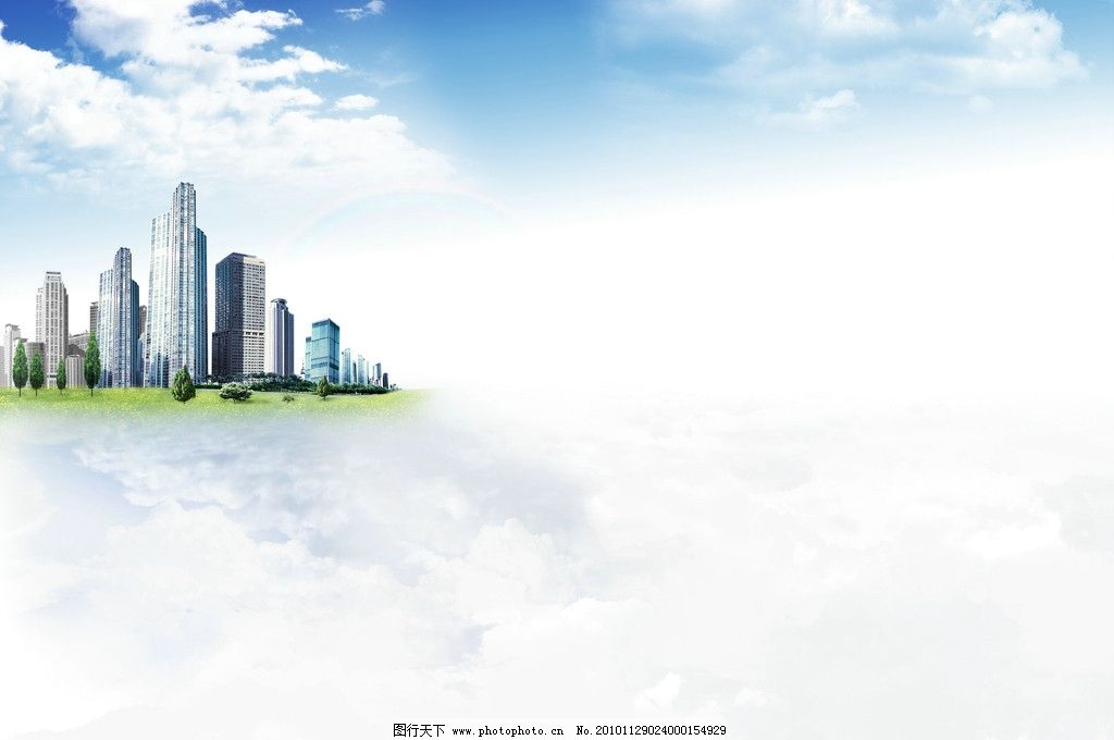 金屬支柱撐起的天空之城 三維云中建筑的藝術與科技